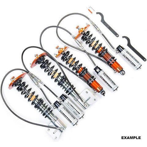 Moton 2-Way Clubsport Coilovers True Coilover Style Rear BMW 3 Series E46 Non M3 - Street - GUMOTORSPORT