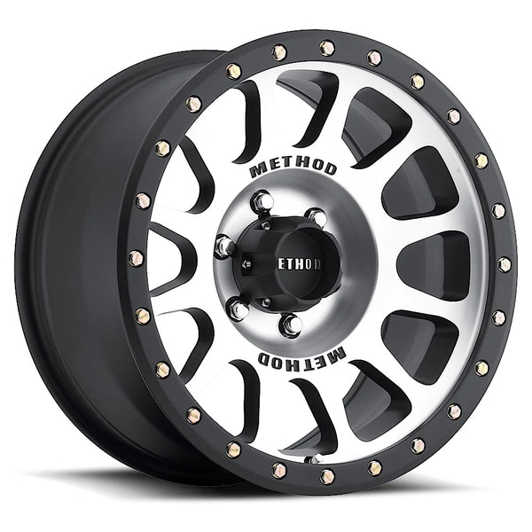 Method MR305 NV 17x8.5 0mm Offset 6x135 94mm CB Machined/Black Street Loc Wheel