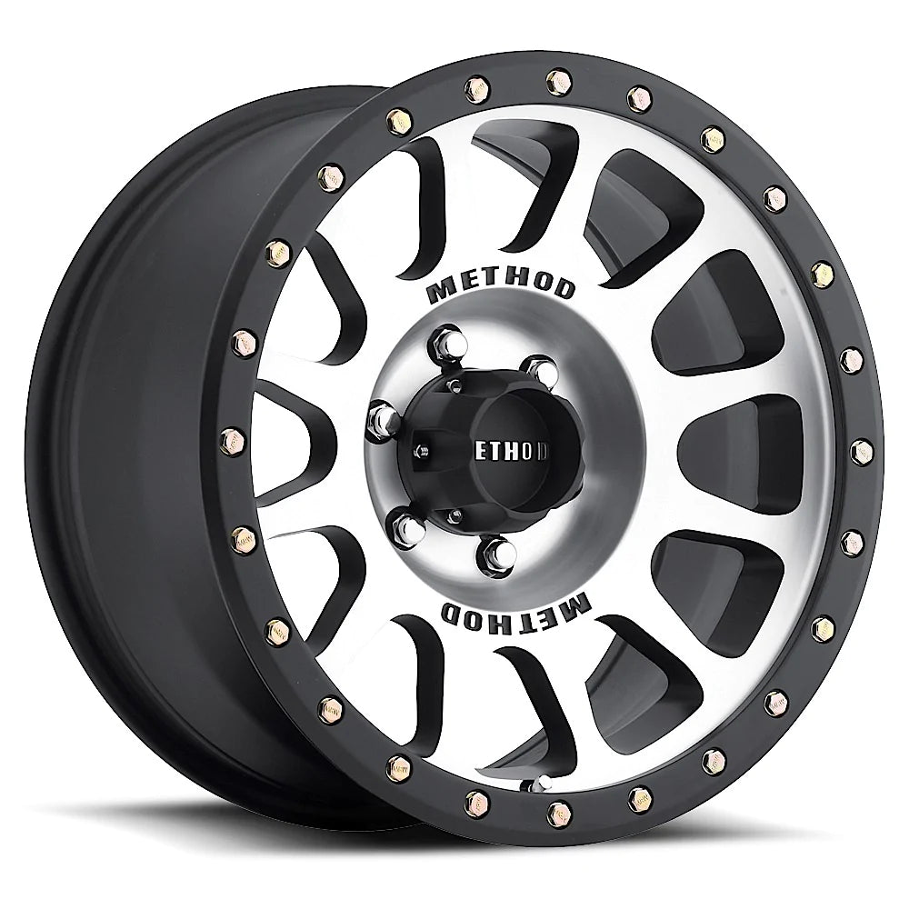 Method MR305 NV 17x8.5 0mm Offset 8x6.5 130.81mm CB Machined/Black Street Loc Wheel