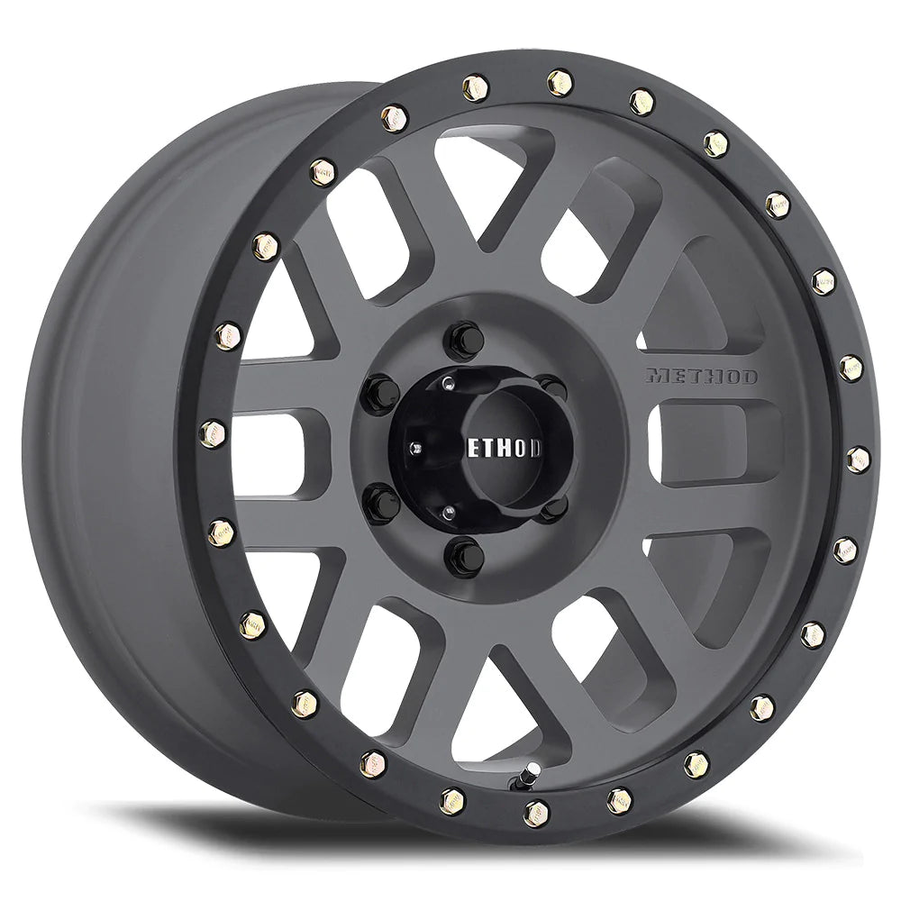 Method MR309 Grid 18x9 +18mm Offset 8x6.5 130.81mm CB Titanium/Black Street Loc Wheel - GUMOTORSPORT