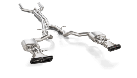 Akrapovic 2017 + Mercedes Benz E63 (W213) Evolution Line Cat Back (Titanium) w/o Tips - GUMOTORSPORT