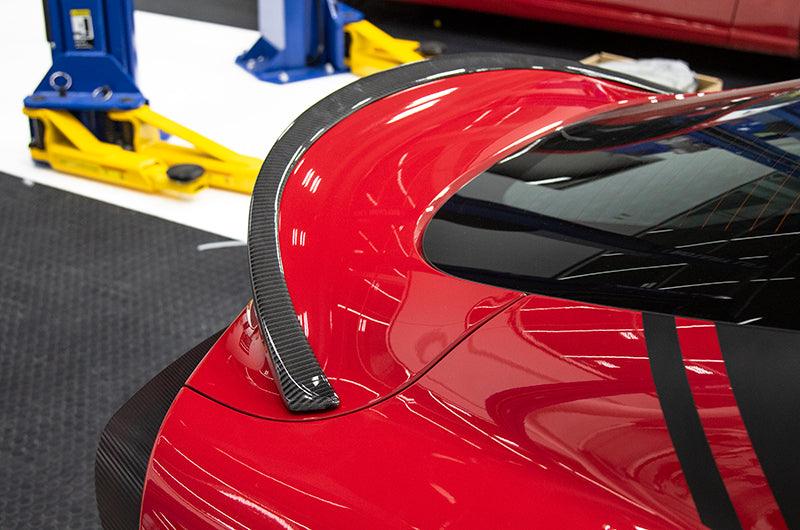 OLM Carbon Fiber RV Style Rear Trunk Spoiler - 2020 + Supra – GUMOTORSPORT