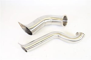 PLM Power Driven B-Series Hood Exit Up-Pipe & Dump Tube for Top Mount Turbo Manifold - GUMOTORSPORT