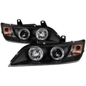 Spyder BMW Z3 1996 - 2002 Projector Headlights LED Halo Black High H1 Low H1 PRO-YD-BMWZ396-HL-BK - GUMOTORSPORT