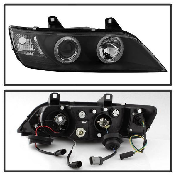 Spyder BMW Z3 1996 - 2002 Projector Headlights LED Halo Black High H1 Low H1 PRO-YD-BMWZ396-HL-BK - GUMOTORSPORT