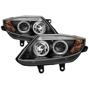 Spyder BMW Z4 2003 - 2008 Projector Headlights Xenon/HID Model Only - LED Halo Black PRO-YD-BMWZ403-HID-BK - GUMOTORSPORT