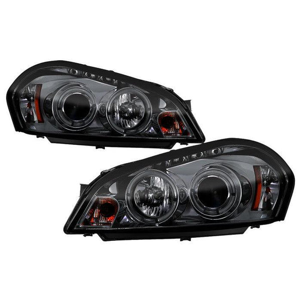 Spyder Chevy Impala 2006 - 2013 Projector Headlights LED Halo LED Smke PRO-YD-CHIP06-HL-SM - GUMOTORSPORT
