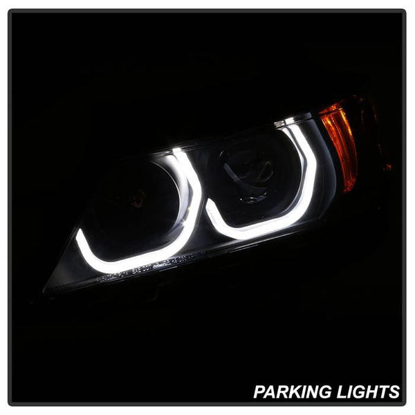 Spyder 2014 - 2019 Chevrolet Impala Proj Headlights Low Beam/High Beam H9 Inc - Black PRO-YD-CHIP14-LB-BK - GUMOTORSPORT