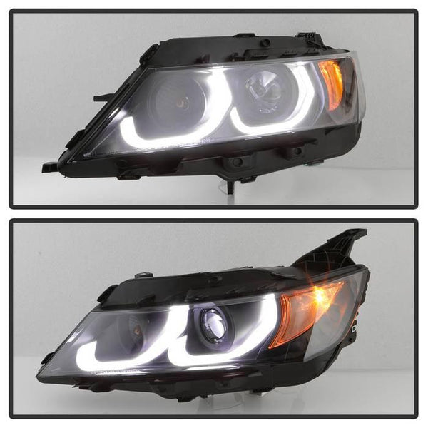 Spyder 2014 - 2019 Chevrolet Impala Proj Headlights Low Beam/High Beam H9 Inc - Black PRO-YD-CHIP14-LB-BK - GUMOTORSPORT