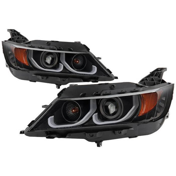 Spyder 2014 - 2019 Chevrolet Impala Proj Headlights Low Beam/High Beam H9 Inc - Black PRO-YD-CHIP14-LB-BK - GUMOTORSPORT