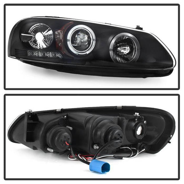 Spyder Chrysler Sebring 2001 - 2003 Projector Headlights LED Halo LED Blk PRO-YD-CSEB01-HL-BK - GUMOTORSPORT