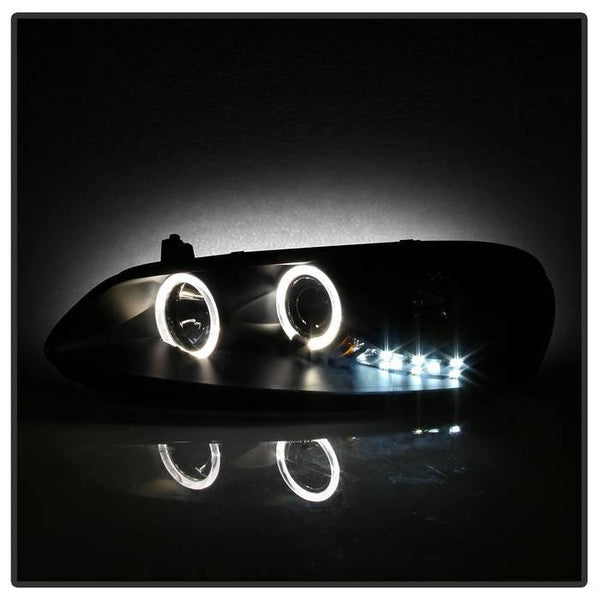 Spyder Chrysler Sebring 2001 - 2003 Projector Headlights LED Halo LED Blk PRO-YD-CSEB01-HL-BK - GUMOTORSPORT