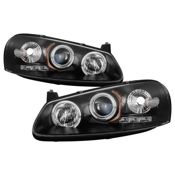 Spyder Chrysler Sebring 2001 - 2003 Projector Headlights LED Halo LED Blk PRO-YD-CSEB01-HL-BK - GUMOTORSPORT