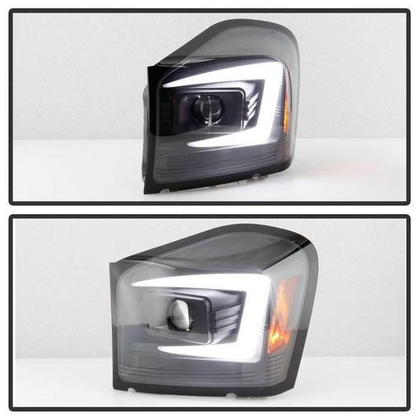 Spyder 2004 - 2006 Dodge Durango Projector Headlights - Black PRO-YD-DDU04-LB-BK - GUMOTORSPORT