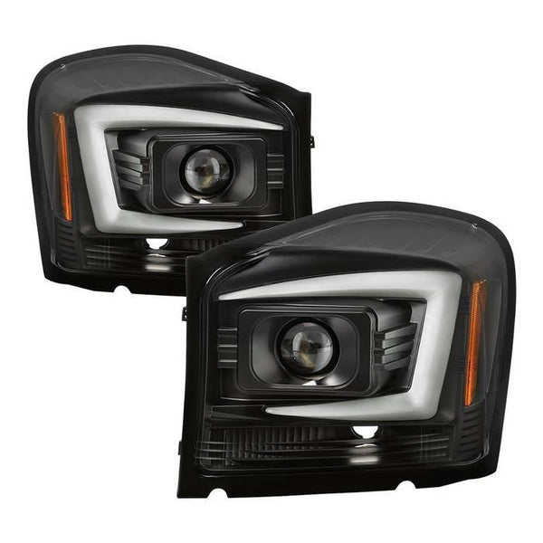 Spyder 2004 - 2006 Dodge Durango Projector Headlights - Black PRO-YD-DDU04-LB-BK - GUMOTORSPORT
