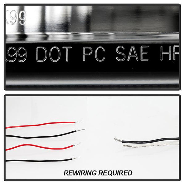 Spyder Jeep Grand Cherokee 1999 - 2004  Projector Headlights LED Halo LED Blk - PRO-YD-JGC99-HL-BK - GUMOTORSPORT