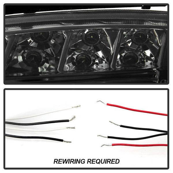 Spyder Pontiac Grand Prix 2004 - 2008 Projector Headlights LED Halo LED Smke PRO-YD-PGP04-HL-SMC - GUMOTORSPORT