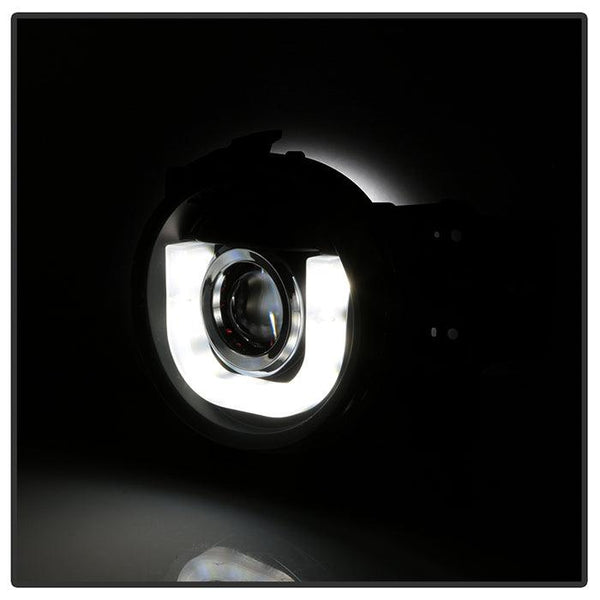 Spyder Toyota FJ Cruiser 2007 - 2014 Projector Halogen Model- 3D DRL LED Blk PRO-YD-TFJ07-3DDRL-BK - GUMOTORSPORT