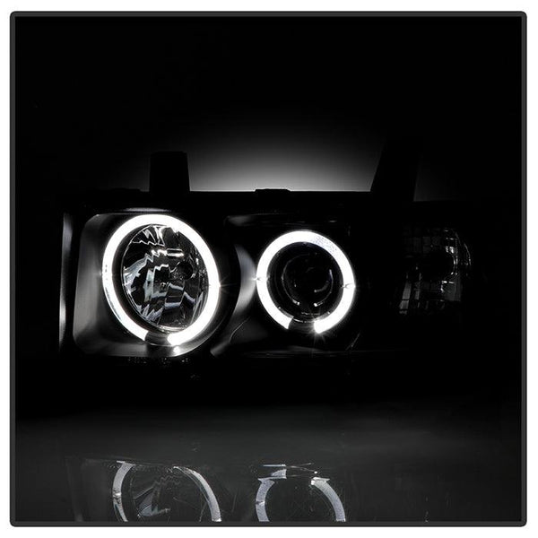 Spyder Scion XB 03-07 Projector Headlights LED Halo Black High H1 Low 9006 PRO-YD-TSXB03-HL-BK - GUMOTORSPORT
