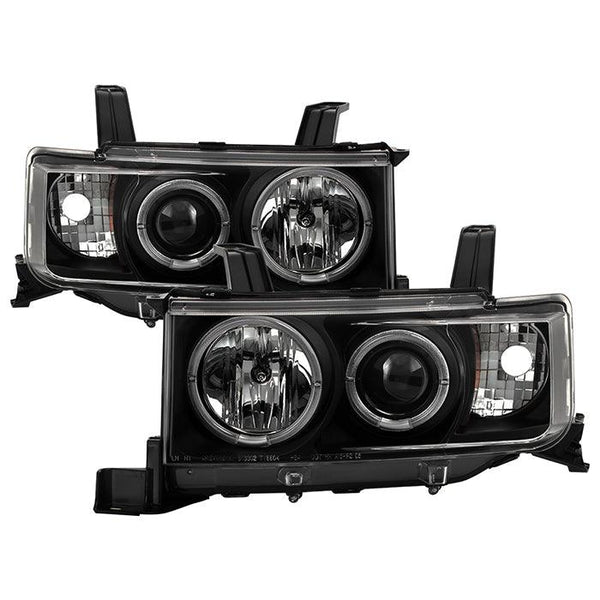Spyder Scion XB 03-07 Projector Headlights LED Halo Black High H1 Low 9006 PRO-YD-TSXB03-HL-BK - GUMOTORSPORT