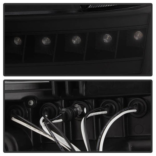 Spyder Toyota Tundra 2007 - 2013  Projector Headlights LED Halo LED Blk PRO-YD-TTU07-HL-BK - GUMOTORSPORT