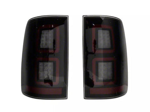 Raxiom 2009 - 2018 Dodge RAM 1500 LED Tail Lights- Black Housing (Smoked Lens)