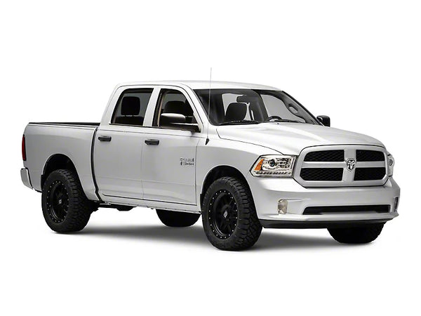 Raxiom 2009 - 2018 Dodge RAM 1500 LED Halo Headlights w/ Swtchbck Turn Signals- Chrome Hsng (Clear Lens)