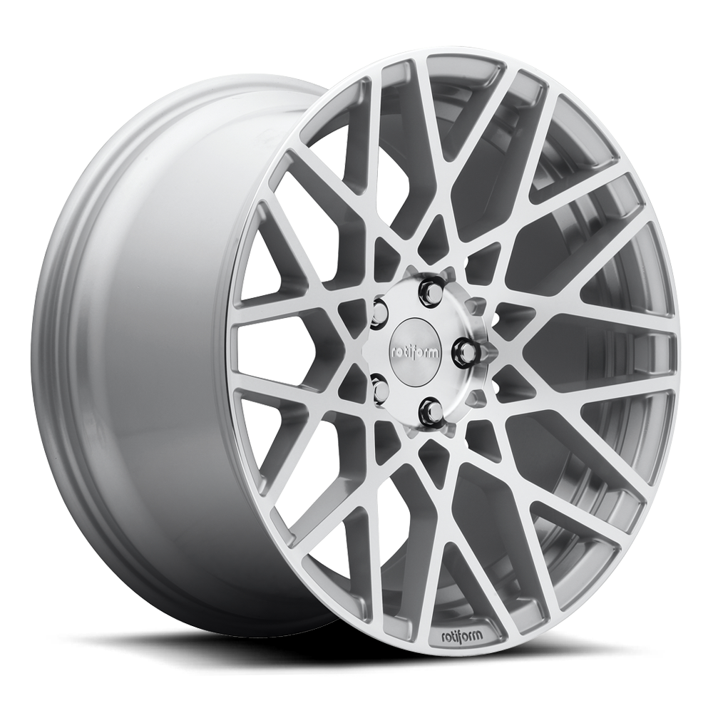 Rotiform R110 BLQ Wheel 18x8.5 5x114.3 38 Offset - Gloss Silver Machined