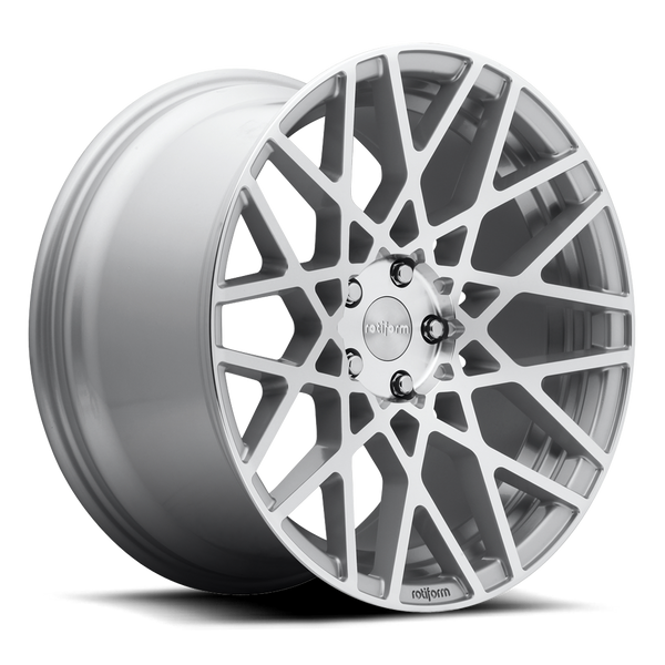 Rotiform R110 BLQ Wheel 18x8.5 5x114.3 38 Offset - Gloss Silver Machined