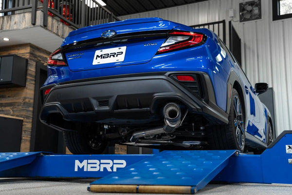 MBRP 2022 Subaru WRX 2.4L 3in Cat Back 5in OD w/ Single Burnt Tip - T304 - GUMOTORSPORT