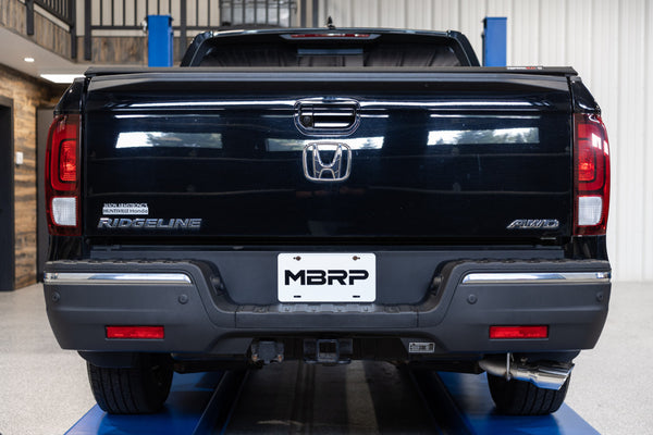 MBRP 2.5" Cat-Back 2017-2020 Honda Ridgeline 3.5L, Single Side, T304 Stainless Steel,