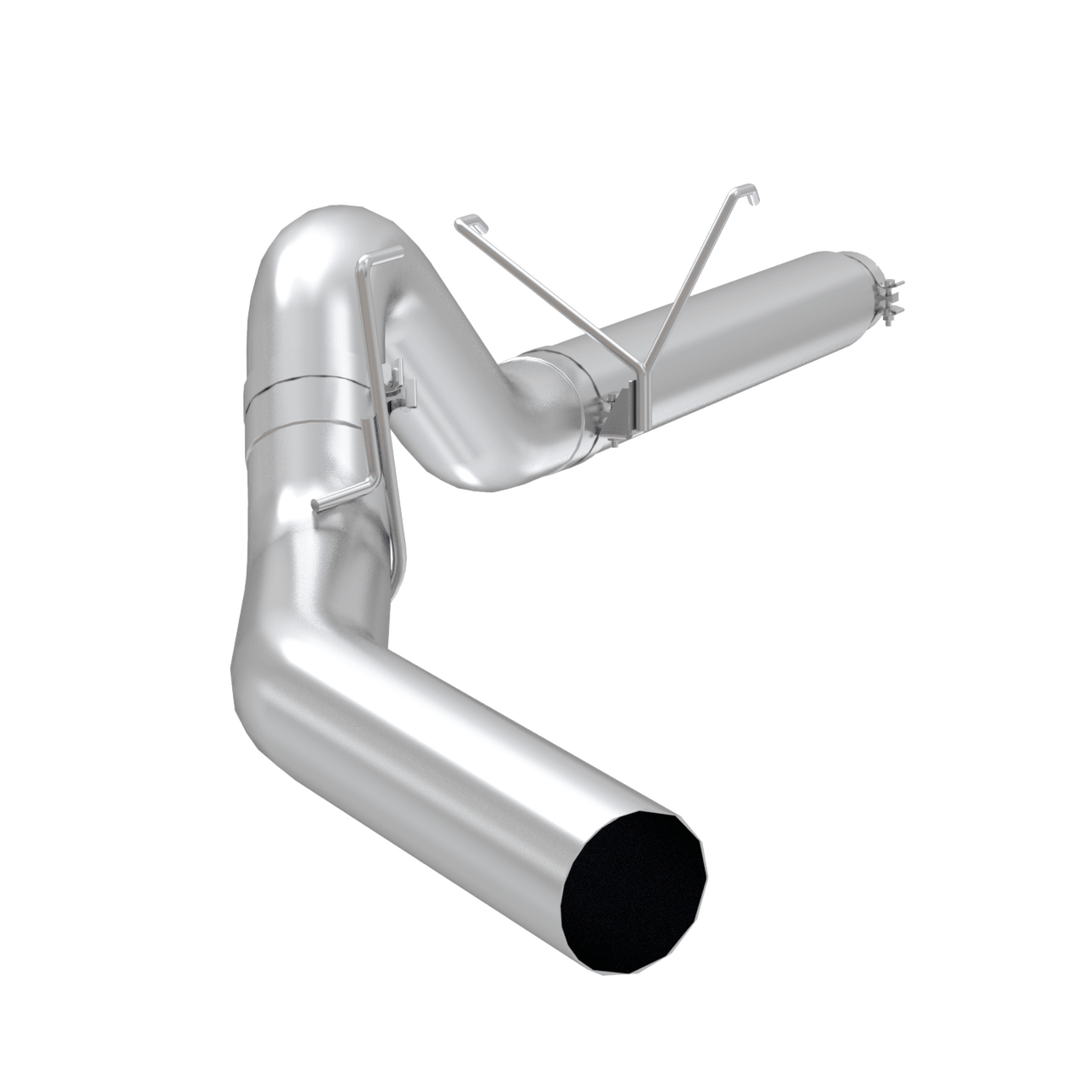 MBRP 2010-2012 2500/3500 Cummins 6.7L 5in Filter Back Single Side No Muffler AL - GUMOTORSPORT