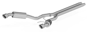 MBRP 3" Cat Back, Dual Split Rear, Street Version, 4.5" tips Aluminized Steel, Ford Mustang GT 5.0 - Coupe Only 2015 - 2017 - GUMOTORSPORT