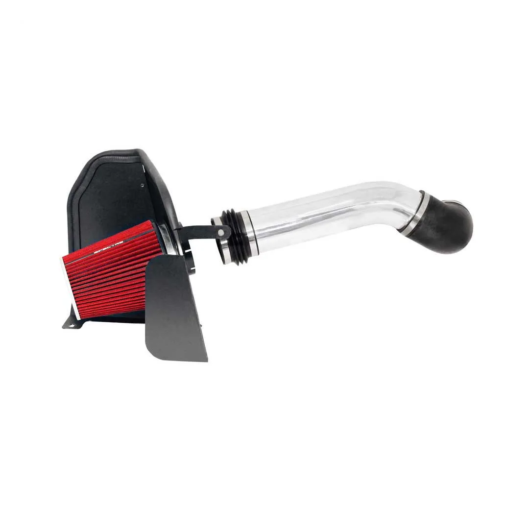 Spectre 2007 - 2008 Silverado / Sierra GM Truck V8-4.8/5.3/6.0L F/I Air Intake Kit - Clear Anodized w/Red Filter