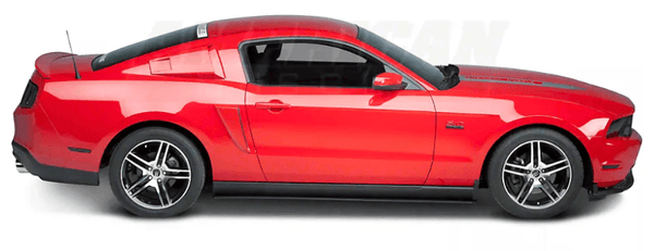 ROUSH 2010-2014 Ford Mustang Unpainted Side Splitter Kit - GUMOTORSPORT