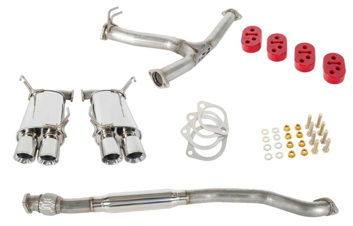 GrimmSpeed Cat Back Exhaust System Resonated - Subaru WRX/STI Sedan 2011+ - GUMOTORSPORT