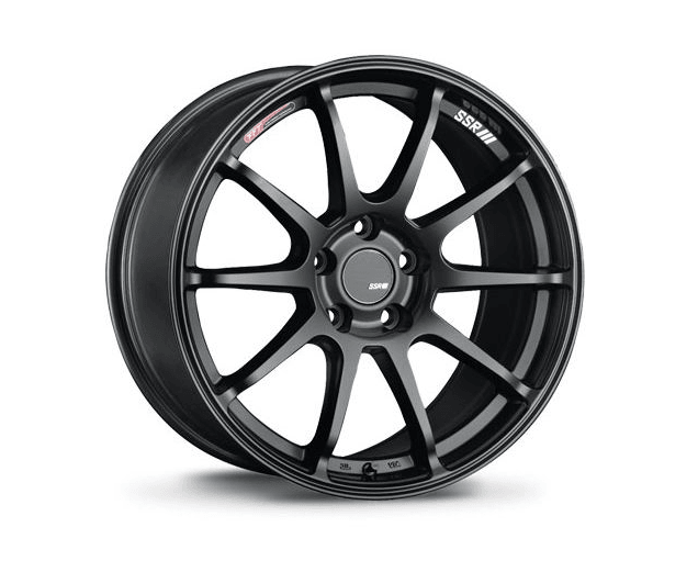 SSR GTV02 18x8.5 5x114.3 40mm Offset Flat Black Wheel - GUMOTORSPORT