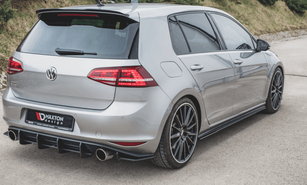 Maxton Gloss Black Side Skirts  - Volkswagen GTI 2018+ - GUMOTORSPORT