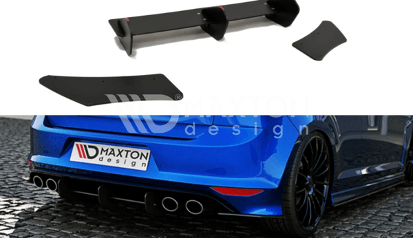 Maxton Design Rear Diffuser and Side Splitters - Volkswagen Golf R 2016+ - GUMOTORSPORT