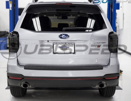 OLM USDM CS Style LED Tail Lights Dark Smoke Lens w/ Gold Reflector - Subaru Forester 2014 - 2018 - GUMOTORSPORT