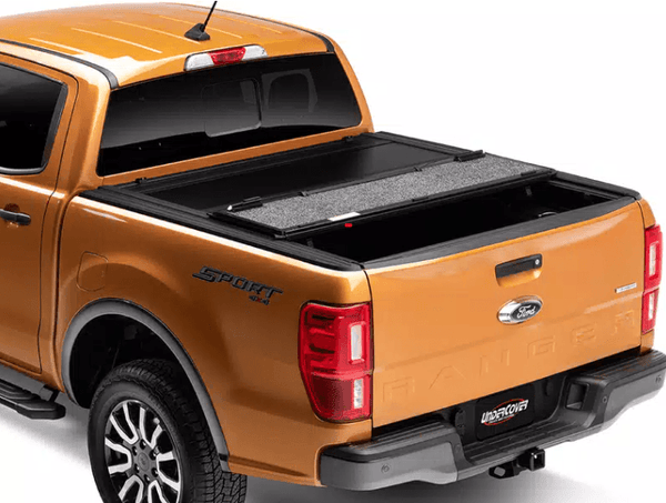 UnderCover 2019 - 2022 Ford Ranger 5ft Ultra Flex Bed Cover - Matte Black Finish - GUMOTORSPORT