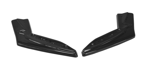Maxton Design V1 Gloss Black Rear Side Splitters - Subaru BRZ 2017+ / Toyota 86 2017+ - GUMOTORSPORT