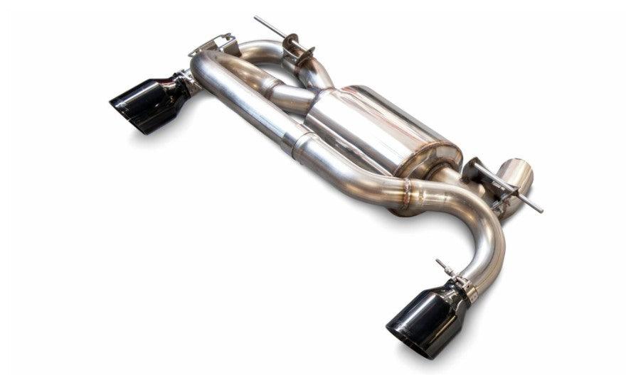 AWE Tuning BMW F22 M235i / M240i Touring Edition Axle-Back Exhaust - Diamond Black Tips (102mm) - GUMOTORSPORT