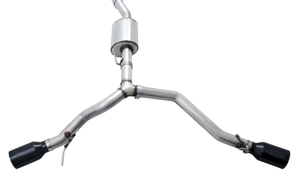 AWE Tuning 2020 + Jeep Gladiator JT 3.6L Tread Edition Cat-Back Dual Exhaust - Diamond Black Tip