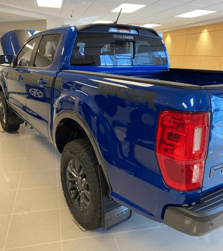 EGR 2019 - 2022 Ford Ranger Super Crew Rear Cab Truck Spoiler - Matte Black - GUMOTORSPORT