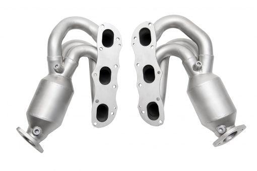 SOUL 13-16 Porsche 981 Cayman / Boxster Long Tube Street Headers (w/ HJS HD Catted 200 cell) - GUMOTORSPORT