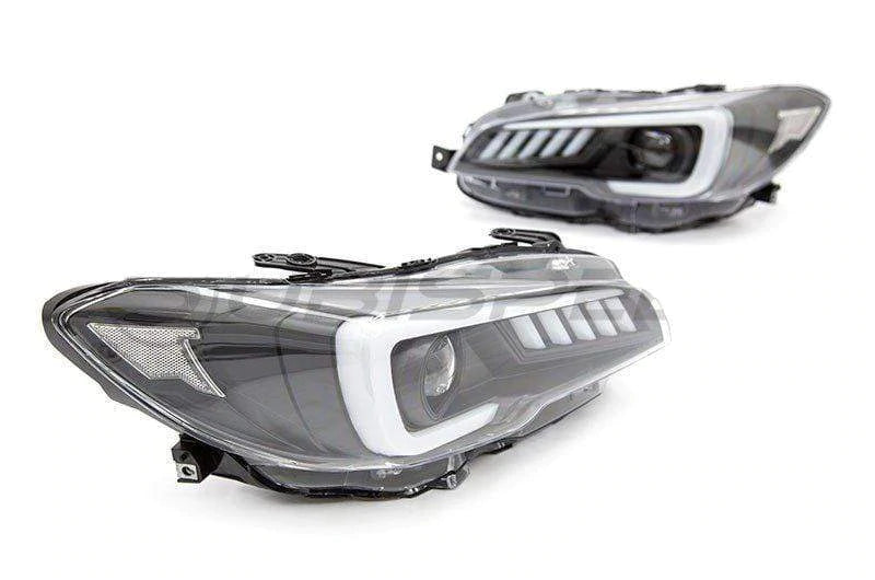 SubiSpeed LED DRL Euro Headlights Subaru STI 2015-2017 / WRX 2015+ - GUMOTORSPORT