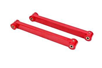 BMR 05-14 S197 Mustang Non-Adj. Boxed Lower Control Arms (Polyurethane) - Red - GUMOTORSPORT
