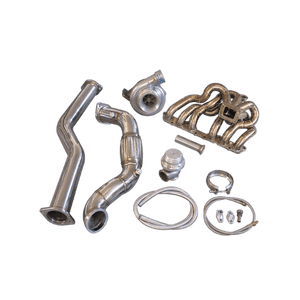 CX Racing GT35 T4 Turbo Kit Manifold Downpipe for 98-05 Lexus IS300 2JZ-GE NA-T Bolt On - GUMOTORSPORT