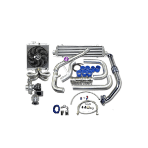 CX Racing Turbo Kit  (Intercooler , Radiator Fan, Ram Manifold) FOR Civic D15 D16 - GUMOTORSPORT